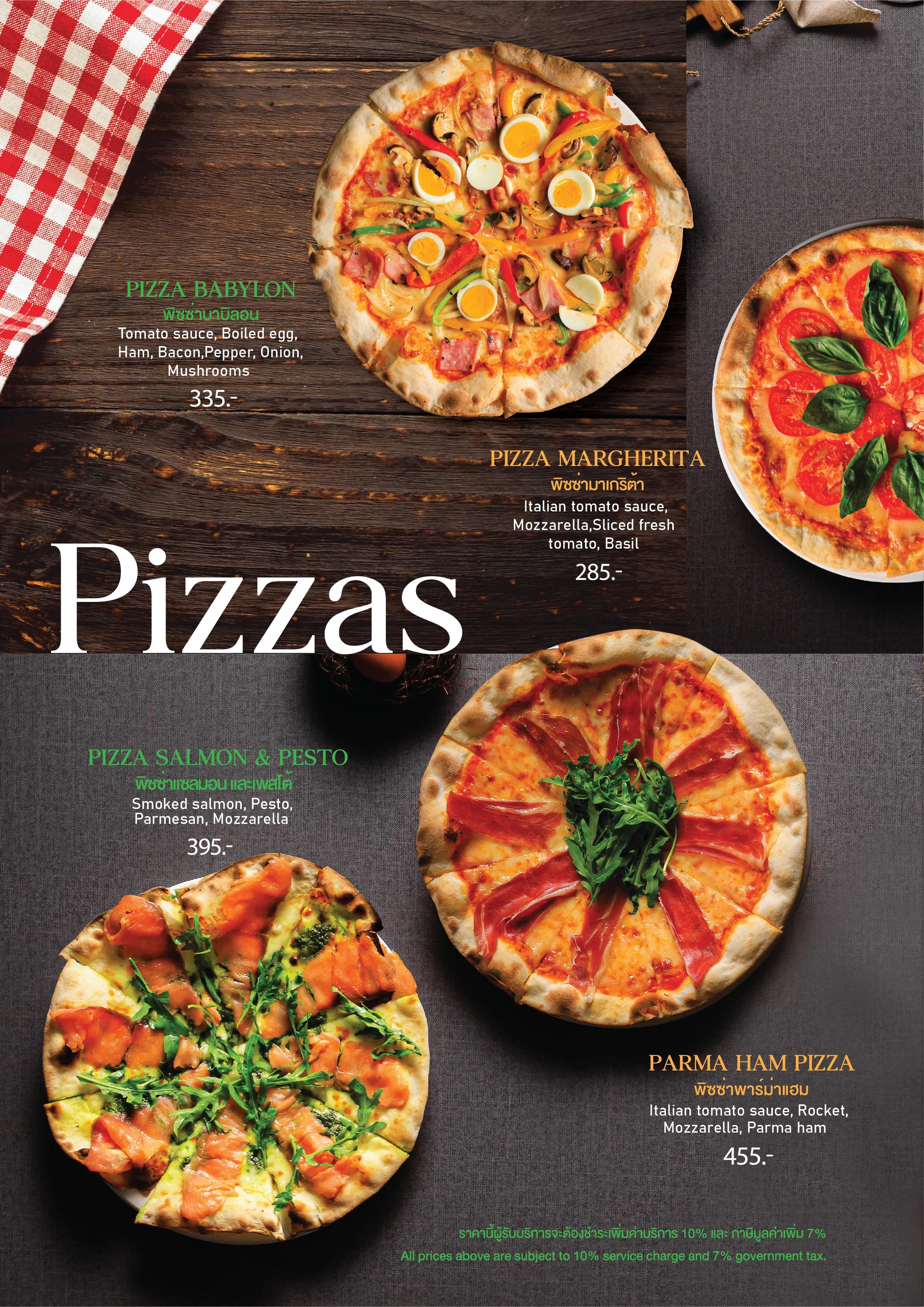 Luca del Lago menu 9