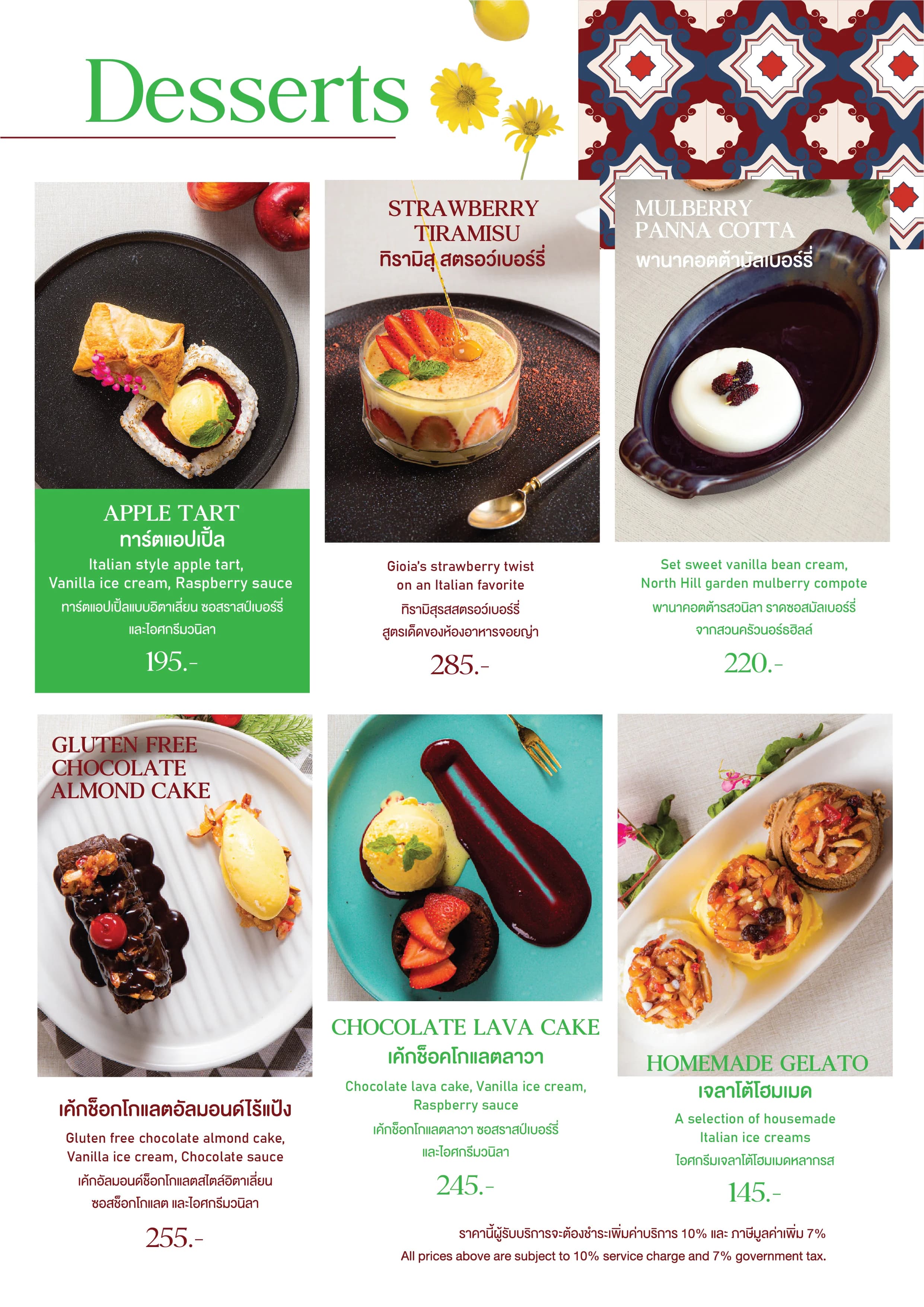 Luca del Lago menu 21